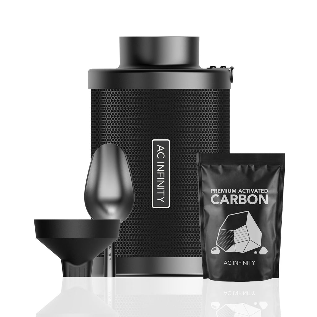 AC Infinity Refillable Carbon Filter Kit 100mm with Additional Refill