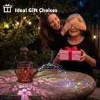 MEBRUDY Solar Garden Decor Lights, IP44 Waterproof Metal Butterfly Solar Watering Can Lights Outdoor Decor for Yard Pathway Patio Lawn, Gifts for Women Mom Grandma Birthday