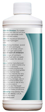 Viva Doria H2O2 Hydrogen Peroxide 12% Aqueous Solution - Food Grade, 16 Fl Oz (2)