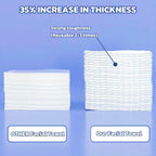 Disposable Face Towel 300 Count, Soft Cotton Clean Skin Face Towels, Dry Wipes Cotton Facial Towels Wash Cloths Tissue Thickened, Face Towelettes Disposable for Makeup Remover, Cleansing and Skincare