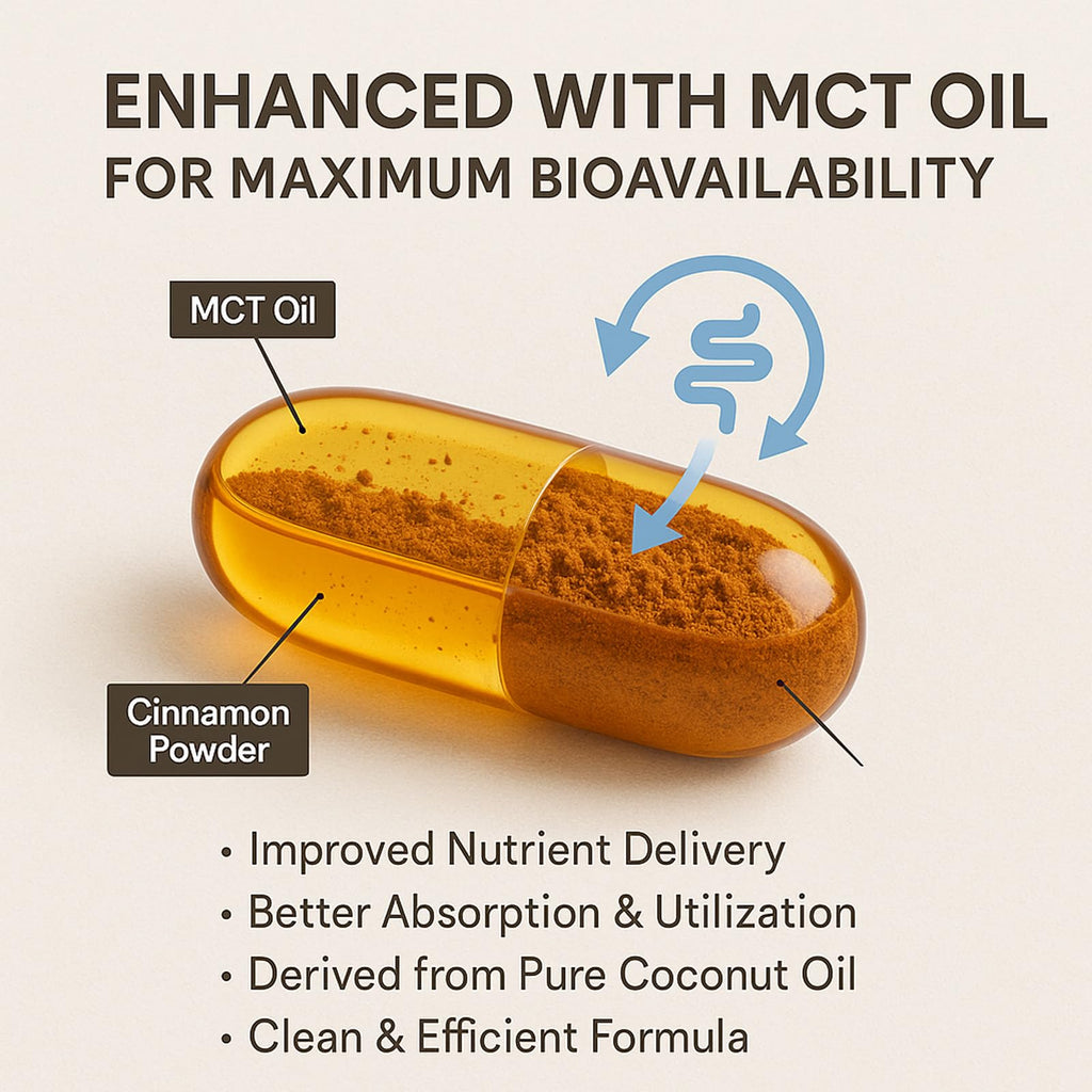 LIRAE Ceylon Cinnamon - 300 Softgels 7200mg Equivalent with MCT Oil – Highly Bioavailable Herbal Supplement Made with True Ceylon Cinnamon – Non-GMO, Gluten Free – Gentle Daily Support (1)