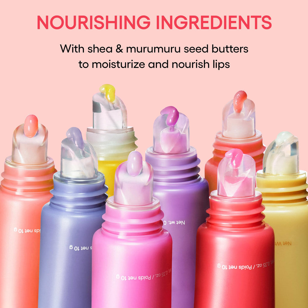 LANEIGE Lip Glowy Balm, Grapefruit: Sheer Tinted Lip Moisturizer with Shea Butter, for Hydrating Shine & Soft Lips