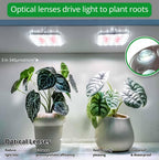 DOMMIA Under Shelf Grow Light,USB LED Panel,Auto Timer,Dimmable,Indoor