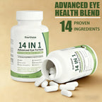 EVERVISION 14 in 1 Advanced Eye Formula, Eye Vitamin and Mineral Supplement with Zinc, Lutein, Zeaxanthin & Bilberry Extract, 60ct