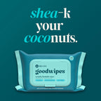 goodwipes Flushable Wipes - Shea-Coco, 153 Wipes (3 Pack + 3 Singles)
