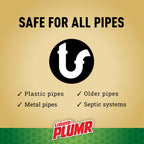 Liquid-Plumr Pro-Strength Hair Eliminator Gel Clog Remover, Hair Clog Remover and Drain Opener, Safe for All Septic Systems and Pipes, 16 fl. oz. Bottle