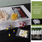 JINYONBAG Small Plastic Bags 3x3, 400pcs, Transparent for Pills, Clear Reusable Baggies for Jewelry, Coins, Candy, etc