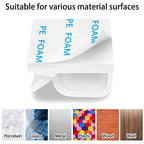 130 Pcs Cable Clips, Adhesive Cable Organizer Cord Holder Wire Clip Wire Management Self Adhesive Hooks Wire Holder for Office, Home(White, 130PCS-Large)