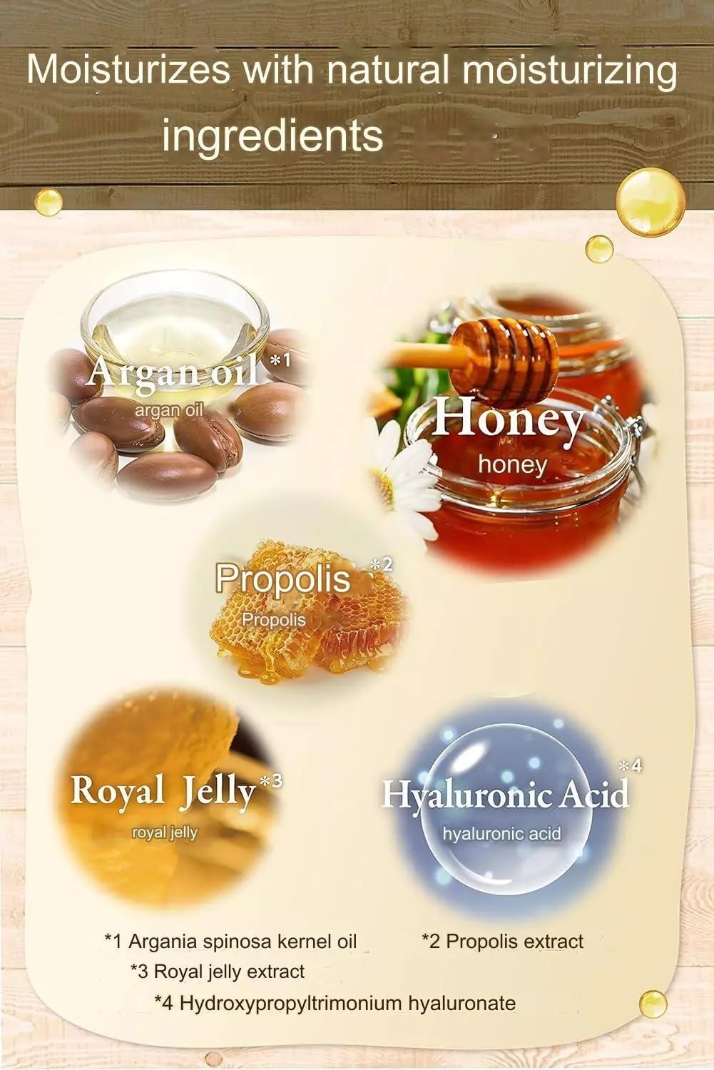 &honey Deep Moist 3 items Set (Shampoo step 1.0 440ml ,Treatment step 2.0 440ml ,Hair Oil step 3.0 100ml) for Frizzy, Dry, Curly Hair. Product of Japan.