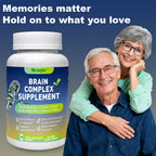 Newpie Brain Supplements for Memory & Focus,15 in 1 Brain Supplement Nootropic with Bacopa Monnieri,Alpha GPC, Ginkgo Biloba,Lion's Mane for Mental Clarity & Concentration 120 Caps (2)