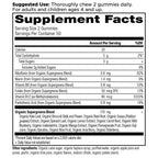 Ancient Nutrition Supergreens Gummy, Organic Superfood Gummy Made from Real Fruits, Vegetables and Herbs, for Digestive and Energy Support, 100 Count, Strawberry Watermelon
