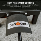 GasOne High Pressure Single Propane Burner - Outdoor Cooking with Heat Shield and Guard – Propane Burner Head for Camping, Tailgating, Seafood Boil, Home Brewing - Patented
