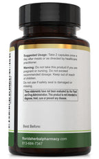 Florida Herbal Pharmacy, Papaya Leaf Extract Capsules 10:1 (120 Capsules) 500 mg per Capsule, 1000 mg Serving (Pack of 1)