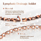 Copper Anklet for Women Magnetic Copper Anklet & Lymphatic Drainage Ring