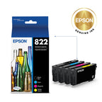 EPSON 822 DURABrite Ultra Ink Standard Capacity Black & Color Cartridge Combo Pack (T822120-BCS) Works with WorkForce Pro WF-3820,3823, 4820, 4830, 4833, 4834