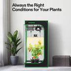 VIVOSUN 2x2ft Grow Tent Kit with 100W Full Spectrum LED Grow Light