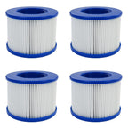 MRSTOT Screw-in Hot Tub Filter Replacement for RELXTIME/ALEKO/Wejoy Aquaspa/Co-z/Wave/CleverSpa - Threaded Cartridges for Inflatable Hot Tubs & Massage Pools (4 Pack)