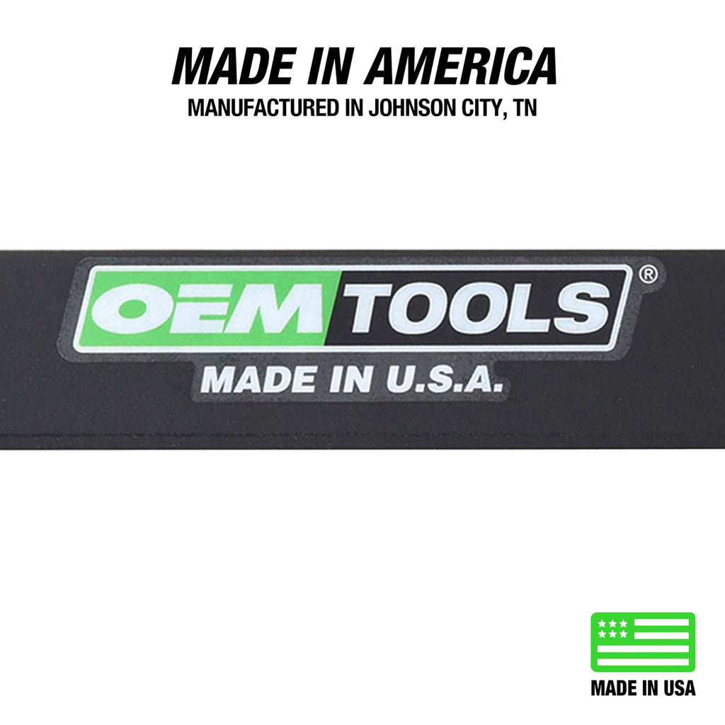 OEMTOOLS 25357 Straight Edge 24", Machinist Tool, Made in USA, Precision Ground ±0.001" for Engine Block Inspections, Cold Rolled Steel Straight Edge
