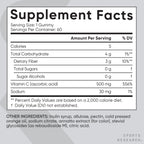 Sports Research­® Vitamin C Gummies | 500 mg Vitamin C | Sugar Free, Gelatin Free, Vegan Certified & Non-GMO Tested | Immune & Antioxidant Support 60 Gummies