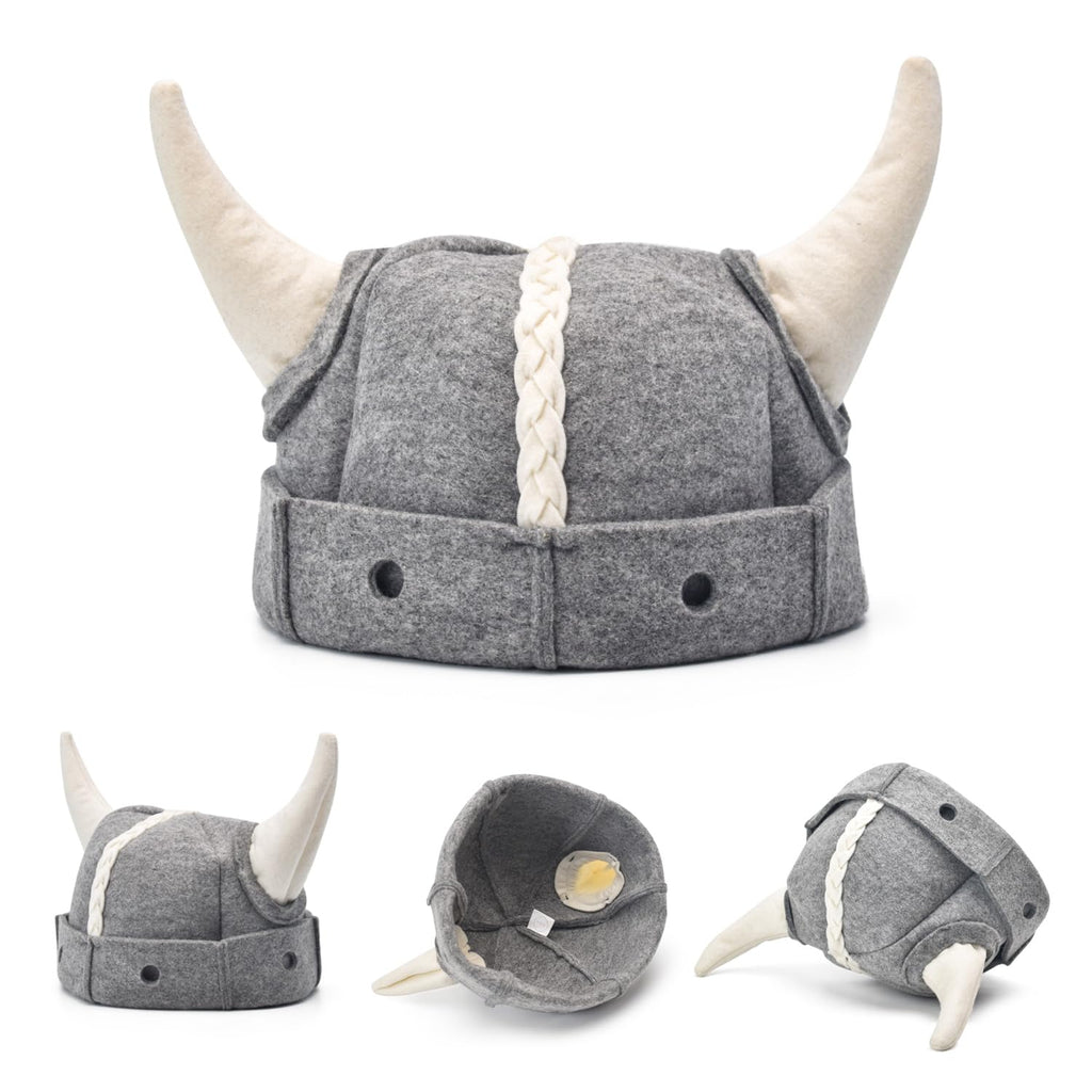 Halsa Sauna Hat,Handmade Natural Wool Sauna Cap for Men & Women, Eco-Friendly, Breathable, One Size Fits All for Spa, Steam Room, Banya, Bathhouse. Viking Style.
