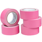 COSIMIXO 5-Pack Pink Heavy Duty Duct Tape, 2 inches x 30 Yards, Strong, Flexible, No Residue, All-Weather and Tear by Hand - Bulk Value for Repairs, Industrial, Professional Use