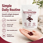 BELANO Nuvapure Astaxanthin12mg，Easy to Swallow, Non-GMO，4-Month Supply，120 Softgels