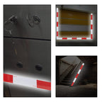 SWRT DOT-C2 Reflective Tape 2 Inch x 30 Feet Red White Reflective Tape Outdoor Waterproof Conspicuity Strong Adhesive Reflector Tape Warning Safety Tape for Vehicles Trailers Boats Signs