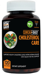 Clinical Daily Cholesterol Care Supplement. Vegan Cholesterol and Triglyceride Supplements. Plant Sterols Supplements Cholesterol Support with Guggul, Garlic, Niacin. 120 Capsules
