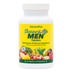 NaturesPlus Source of Life Men - 60 Tablets - Iron-Free Multivitamin & Mineral Supplement - with Saw Palmetto, Lycopene & Rhodiola - Gluten Free, Vegetarian - 30 Servings
