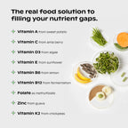 wholier Supergreens Multi Capsules, Organic Microgreens, Daily Greens, Prebiotics, Vitamins & Minerals, Multivitamin for Men & Women for Gut Health and Energy Support, Vegan, Gluten Free, 60 Capsules