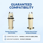 Swimara Pool Filter Cartridge Replacement for Pentair Clean & Clear and Posi-Clear RP Series, 5oz Trilobal Heavy-Duty Fabric, 200 Sq. Ft., CC200 PAP200