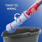O-Cedar MicroTwist MAX Microfiber Mop with 2 MicroTwist MAX Refills and Lavender Floor Cleaning PACS (Variety Pack)