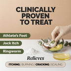 Puriya Clinically Proven Antifungal Cream for Skin Fungus, Extra-Strength Athletes Foot Cream Treatment, Jock Itch, Ringworm Treatment for Humans, Anti Fungal Itchy Skin Relief with Tea Tree Oil