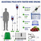 10.5FT Adjustable Cherry Fruit Picker Tool with Narrow Gaps