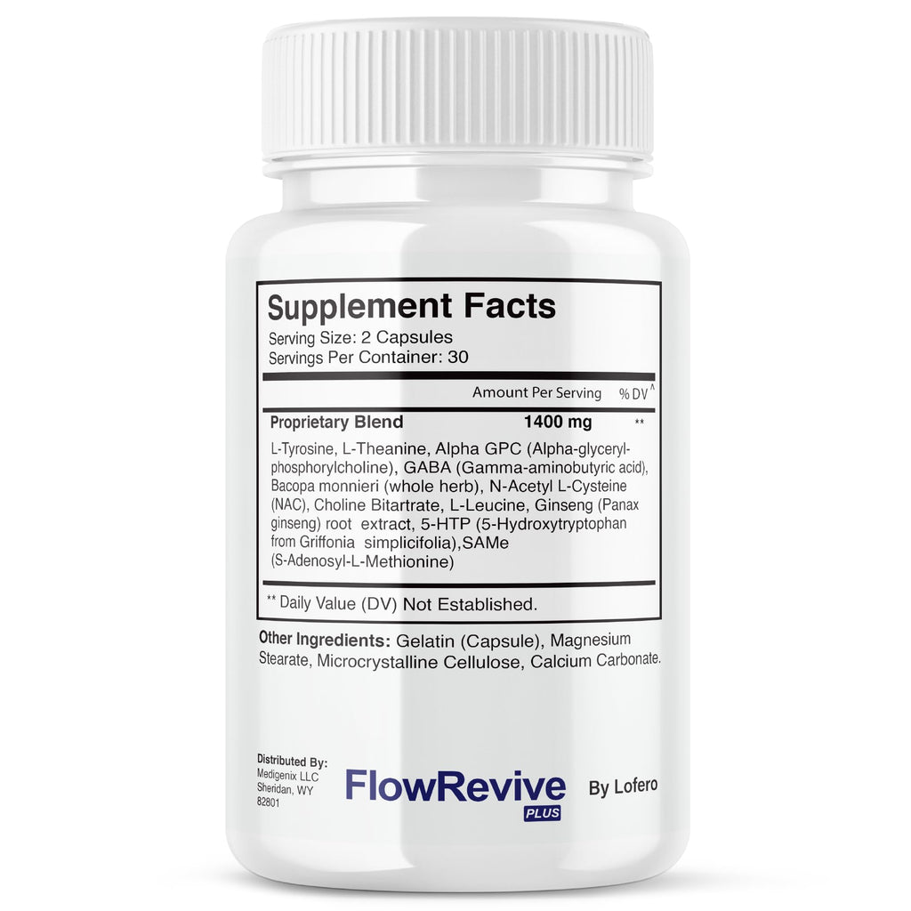 (2 Pack) Flow Revive Capsules, FlowRevive Pills Advanced Premium Prostate Supplement Health Support Formula Vitamins for Men Urinary Function, Comfort, Flow & Balance All Natural Ingredients (120 ct)