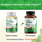 PWERD 300 Softgels Wild Oregano Oil Capsules Organic Pills of Oregano Softgels Capsules Organic with Black Seed Oil