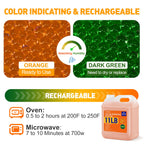 TUXIYA 11 LBS Orange Indicating Silica Gel Desiccant Beads,(Industry Standard 3-5 mm) Rechargeable Silica Gel Beads for 3D Filament, Electronic Devices, Camera, Jewelry, Safe(30PCS Organza Bag)
