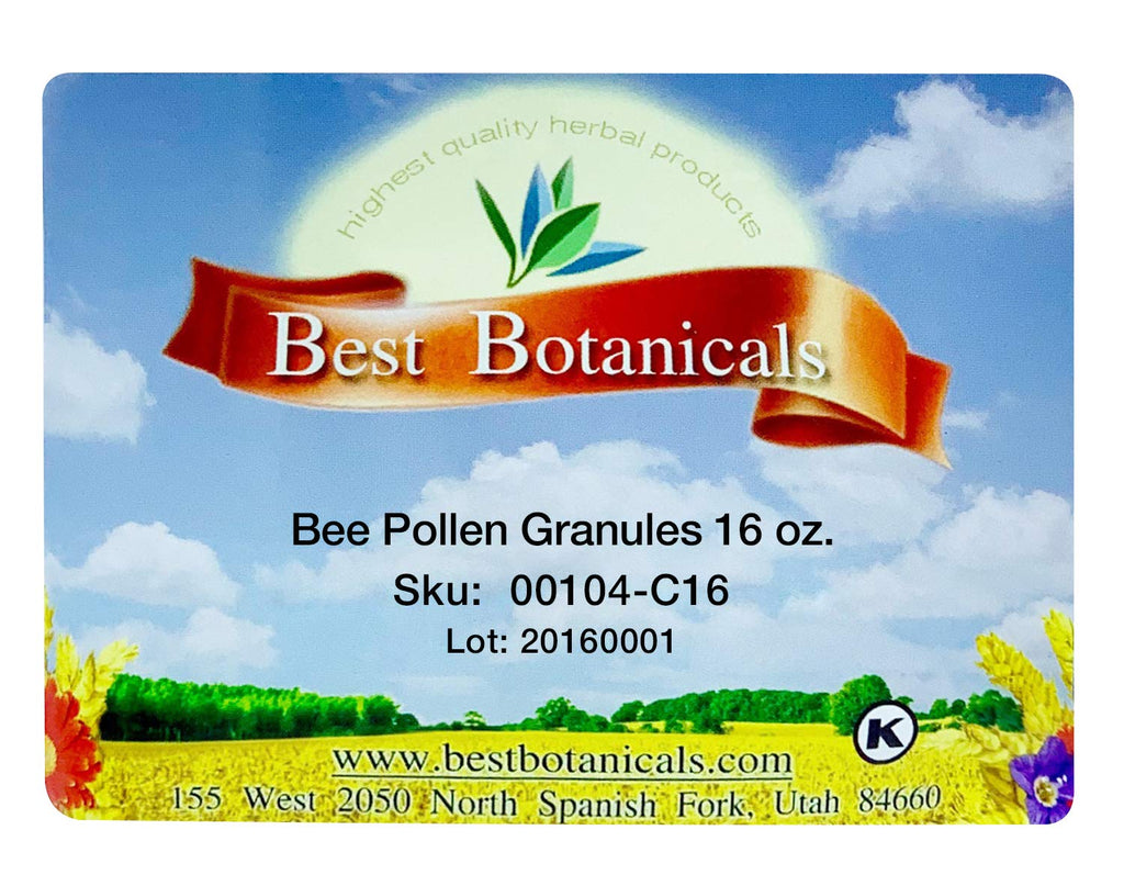 Best Botanicals Bee Pollen Granules 16 oz.