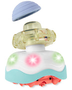 Skip Hop Baby Crab Crawl Toy Stack & Crawl 4-in-1 Sensory Development Infant Tummy Time Toy with Lights Sounds and Music Age 5m+