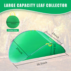UQM Leaf Collector, Portable Pop Up Leaf Bags, Foldable Leaf Pick Up Tools