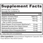 NATURELO Turmeric Curcumin - BioPerine for Better Absorption - Black Pepper, Ginger Root, Curcuminoids - Plant-Based Joint Discomfort Support - 120 Vegan Capsules (Pack of 2)