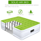 YENING Queen Size Air Mattress with Built in Pump Raised Inflatable Bed Heavy Duty Blow up Matressith Airbed 18 Inch Tall