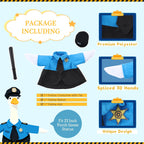 EKOREST Police Porch Goose Outfits for 23 Inch Statue