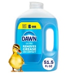 Dawn Ultra Original Dish Soap Refill Jug, Large Size Original Blue Liquid Dishwashing Detergent, Powerful Dawn Dish Soap for Grease, 51.5 oz