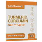 Patchvana Turmeric Curcumin Patch for Women & Men, 1 Month Supply, 30 Patches