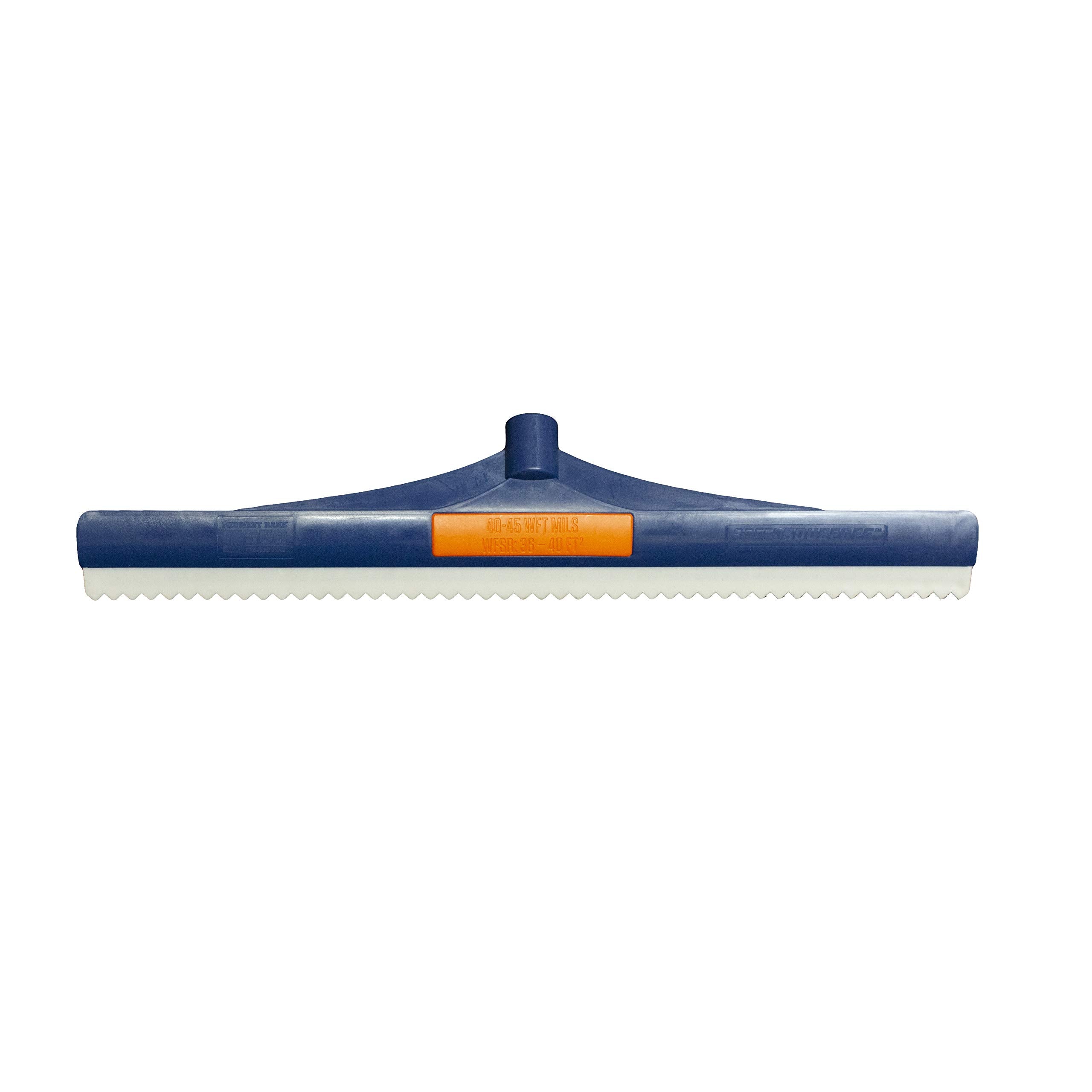 Midwest Rake 18" SpeedSqueegee, 40-45 Mil – Polymer Frame, Color Coded, Epoxy & Urethane Flooring Tool – SKU 47768