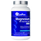 CanPrev Magnesium BisGlycinate Gentle 200mg, 240 v-Caps 240-Day Supply - Pure Elemental Magnesium Supplement, Supports Bone and Muscle Function, Gentle on Stomach, Perfect for Daily Magnesium Needs