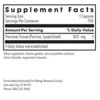 Allergy Research Group ARG Pancreas Natural Glandular - Supports Healthy Pancreas, Immune & Digestive Activity - 425 mg per Serving - Freeze Dried Tissue from Pork - 720 Servings - 720 Capsules