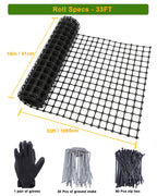 Chicken Wire Fencing - Plastic Chicken Wire Mesh Fence Netting for Garden