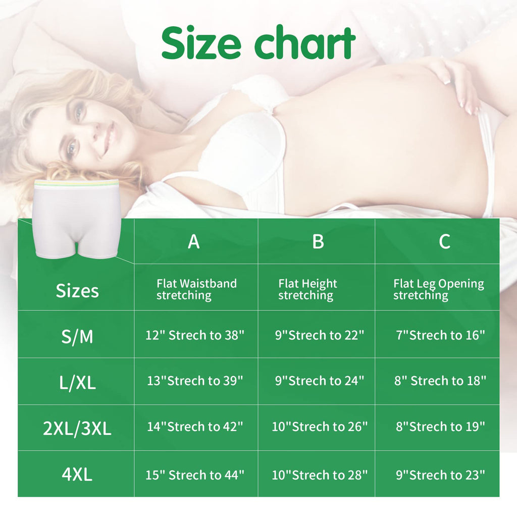 12 Pack Mesh Underwear Postpartum Must Have Hospital Provide Washable Breathable Undies for Delivery, Surgical,Traveling (S/M(12-38 in))